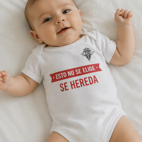 Bebé con body estampado FPS