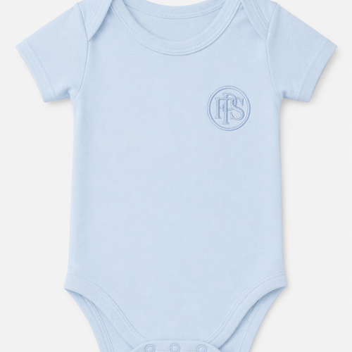 Body bebé azul bordado FPS