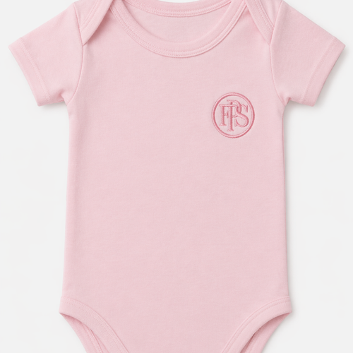 Body bebé rosa bordado FPS