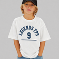 Camiseta legends blanca y azul niño