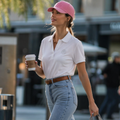 Polo blanco bordado FPS mujer