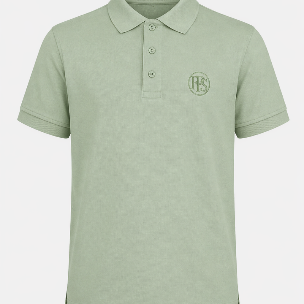 Polo bordado FPS niño verde