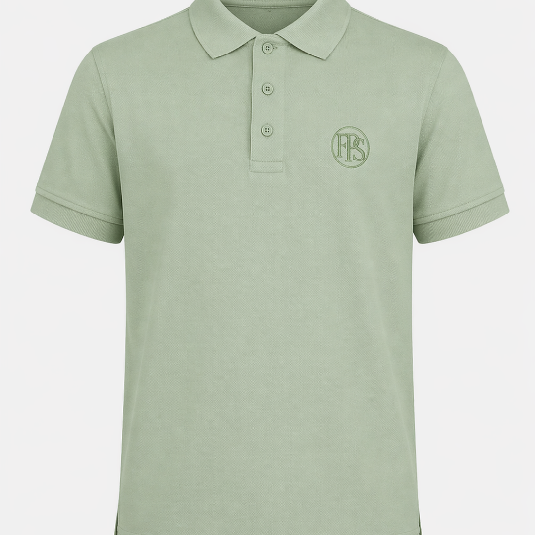Polo bordado FPS niño verde
