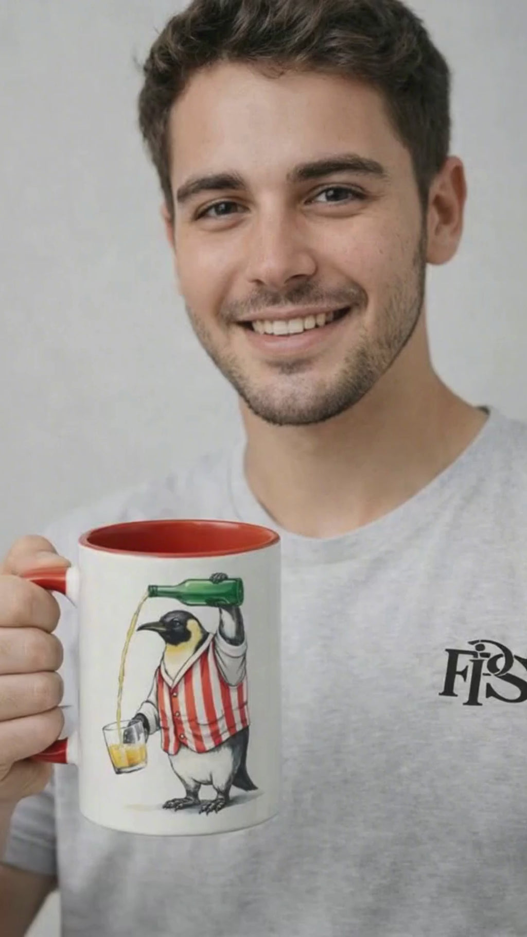 taza pingüino FPS